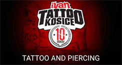 Desktop Screenshot of ivantattoo.com