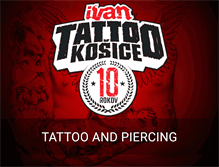 Tablet Screenshot of ivantattoo.com